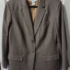 Pendelton Blazer Vintage Classic Style In Plus Size 16